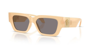 Versace VE 4497U women Brown Geometric Sunglasses