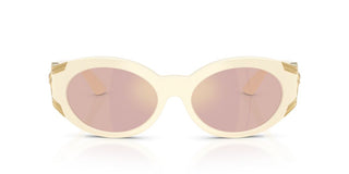 Versace VE 4503U women White Oval Sunglasses