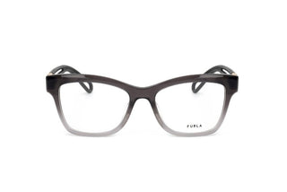 Furla Vfu438 Women Grey Geometric Eyeglasses