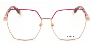 Furla Vfu674 Unisex Rose Gold  Eyeglasses