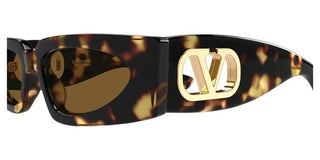 Valentino VG0001S women Havana Rectangle Sunglasses