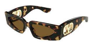 Valentino VG0001S women Havana Rectangle Sunglasses