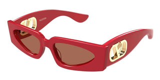 Valentino VG0001S women Red Rectangle Sunglasses