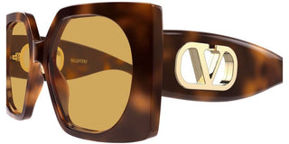 Valentino VG0002S women Havana Squared Sunglasses