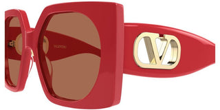 Valentino VG0002S women Red Squared Sunglasses