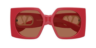 Valentino VG0002S women Red Squared Sunglasses