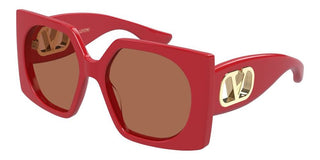 Valentino VG0002S women Red Squared Sunglasses