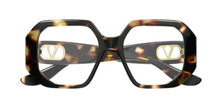 Valentino VG0003O women Havana Geometric Eyeglasses