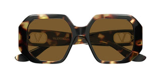 Valentino VG0003SA women Havana Geometric Sunglasses