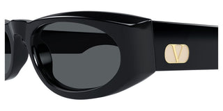 Valentino VG0007S women Black Oval Sunglasses