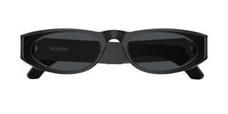 Valentino VG0007S women Black Oval Sunglasses