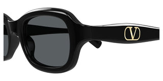 Valentino VG0010S women Black Geometric Sunglasses