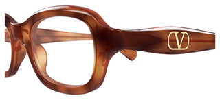 Valentino VG0011O women Havana Squared Eyeglasses