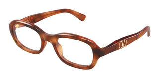 Valentino VG0011O women Havana Squared Eyeglasses