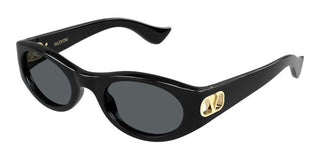 Valentino VG0015S women Black Oval Sunglasses