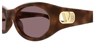 Valentino VG0015S women Havana Oval Sunglasses