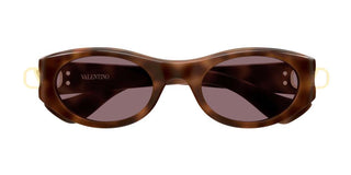 Valentino VG0015S women Havana Oval Sunglasses