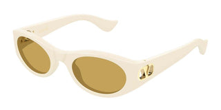 Valentino VG0015S women White Oval Sunglasses