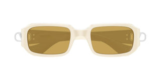 Valentino VG0016S women White Rectangle Sunglasses