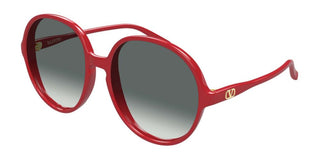 Valentino VG0017S women Red Round Sunglasses