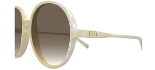 Valentino VG0017S women White Round Sunglasses