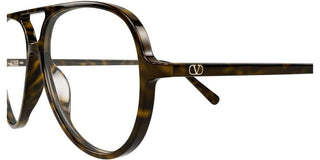 Valentino VG0023O women Havana Pilot Eyeglasses