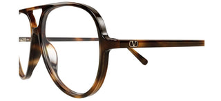 Valentino VG0023O women Havana Pilot Eyeglasses