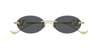 Valentino VG0032S women Gold Oval Sunglasses