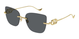Valentino VG0033S women Gold Cat Eye Sunglasses