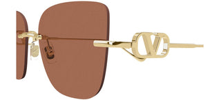 Valentino VG0033S women Gold Cat Eye Sunglasses