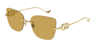 Valentino VG0033S women Gold Cat Eye Sunglasses