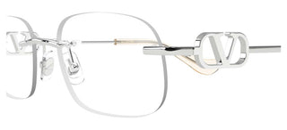 Valentino VG0034O women Silver Round Eyeglasses