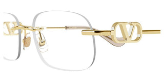 Valentino VG0034O women Gold Round Eyeglasses