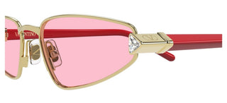 Valentino VG0035S women Gold Cat Eye Sunglasses