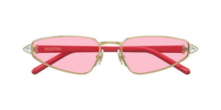 Valentino VG0035S women Gold Cat Eye Sunglasses