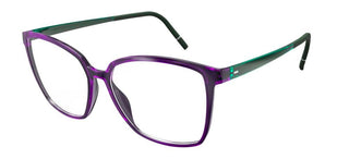 Silhouette VIVID SKY FR FULLRIM 1613 women Violet Geometric Eyeglasses