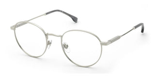 Lozza Vl2432 Unisex Silver Pantos Eyeglasses
