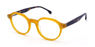 Lozza Vl4385 Unisex Yellow Pantos Eyeglasses