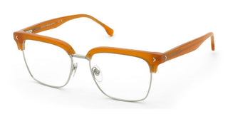 Lozza Vl4386 Unisex Gold Squared Eyeglasses