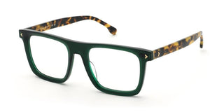 Lozza Vl4391 Unisex Green Squared Eyeglasses