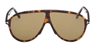 Tom Ford VLADIMIR FT1211 unisex Havana Shield Sunglasses