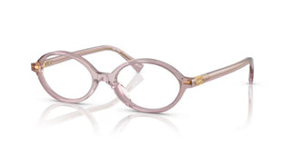 Miu Miu Vmu 01xv Women Pink Geometric Eyeglasses