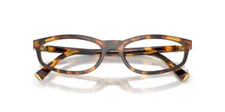 Miu Miu Vmu 01zv Women Havana Geometric Eyeglasses