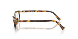 Miu Miu Vmu 01zv Women Havana Geometric Eyeglasses