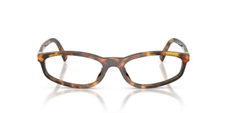 Miu Miu Vmu 01zv Women Havana Geometric Eyeglasses