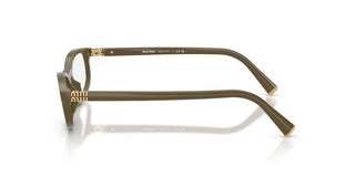 Miu Miu Vmu 01zv Women Green Geometric Eyeglasses