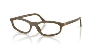Miu Miu Vmu 01zv Women Green Geometric Eyeglasses