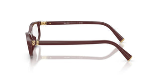 Miu VMU 01ZV women Red Geometric Eyeglasses