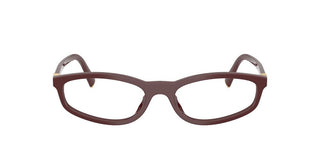 Miu VMU 01ZV women Red Geometric Eyeglasses