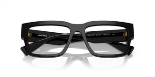 Miu Miu VMU 02XV women Black Geometric Eyeglasses